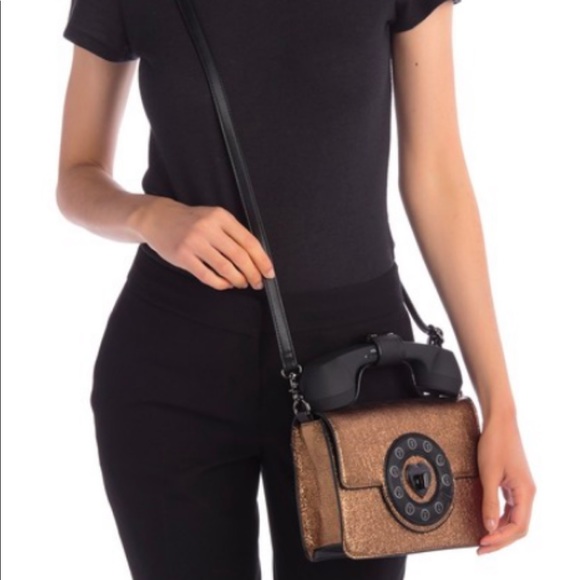 Betsey Johnson Answer Me Phone Crossbody Bag - Picture 5 of 7